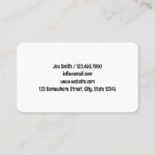 牽引トラック牽引カスタムQR 名刺 (裏面)