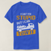 牽引トラック牽引サービス Tシャツ (デザイン正面)