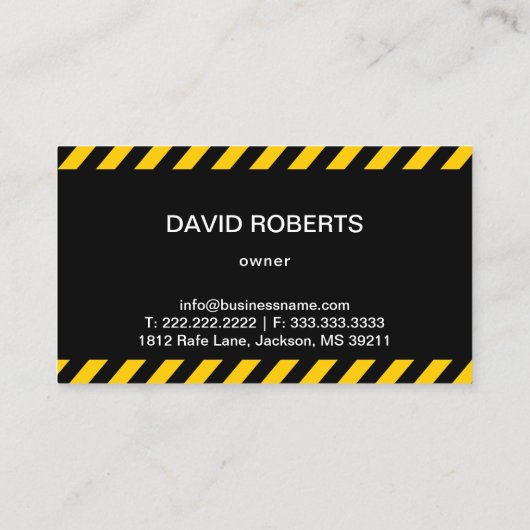 牽引トラック車牽引サービス 名刺 (裏面)