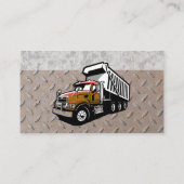 牽引トラック |コンクリート鋼 |トラックをダンプ 名刺 (裏面)