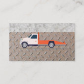 牽引トラック | コンクリート鋼 名刺 (裏面)