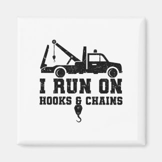 牽引トラック |トラックの車内分解ギフト マグネット