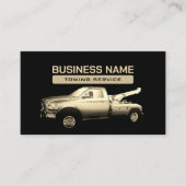 牽引会社金ゴールド牽引トラックプロフェッショナル 名刺 (正面)