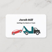 牽引牽引トラックカスタムQR 名刺 (正面)