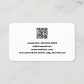 牽引牽引トラックカスタムQR 名刺 (裏面)