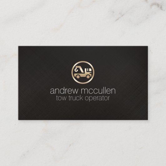 牽引牽引トラック自動補助 名刺 (正面)