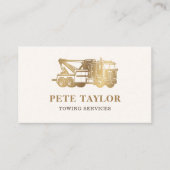 牽引牽引トラック 名刺 (正面)