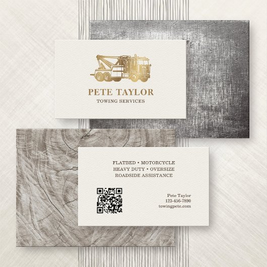 牽引牽引トラック 名刺