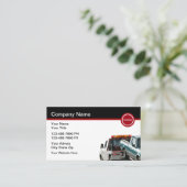 牽引車のトラック名刺 名刺 (スタンド正面)