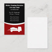 牽引車のモダン業務 名刺 (正面/裏面)