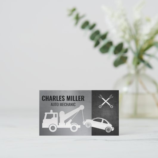 牽引車 | レンチ 名刺 (スタンド正面)