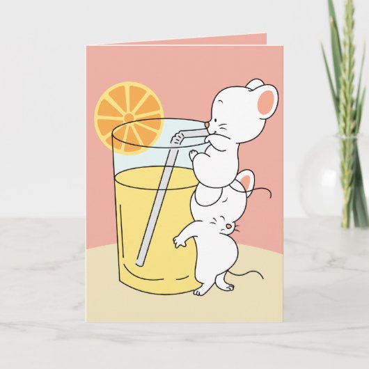 犠牲になることは愛挨拶状です サンキューカード (正面)