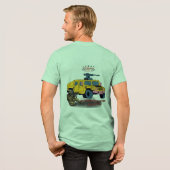 犠牲による強さ グリーン トライブレンドＴシャツ (フル背面)