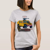 犠牲による強さ グレー Tシャツ (正面)
