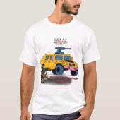 犠牲による強さ ホワイト Tシャツ (正面)