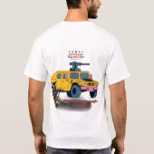 犠牲による強さ ホワイト Tシャツ (裏面)