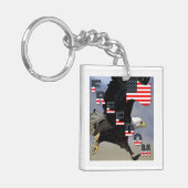 犠牲による自由 キーホルダー (正面左)