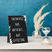 犠牲は難しいが効果的な表示である