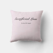 犠牲的な愛装飾用クッション クッション (裏面)