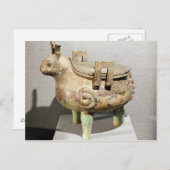 犠牲的な'hsi-ting'動物姿 ポストカード (正面/裏面)