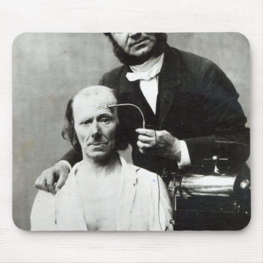 「犠牲者のpatientが付いているDuchenne deブローニュ マウスパッド (正面)