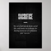犠牲 ポスター (正面)
