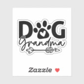 犬おばあちゃんグランドドッグおもしろい犬オーナードッグ恋人 シール (シート)