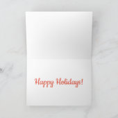 犬おもしろいぞりクリスマスアニメ シーズンカード (内部)