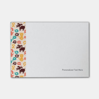 犬おもしろいと猫の柄 ポストイット