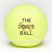 犬おもしろいのボール金レトリバーのテニスボール テニスボール (正面)