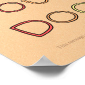 犬おもしろいのポスターを感動的抱き締める ポスター (角)