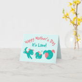 犬おもしろいの愛かわいい母の日|過去記事 カード (黄色い花)