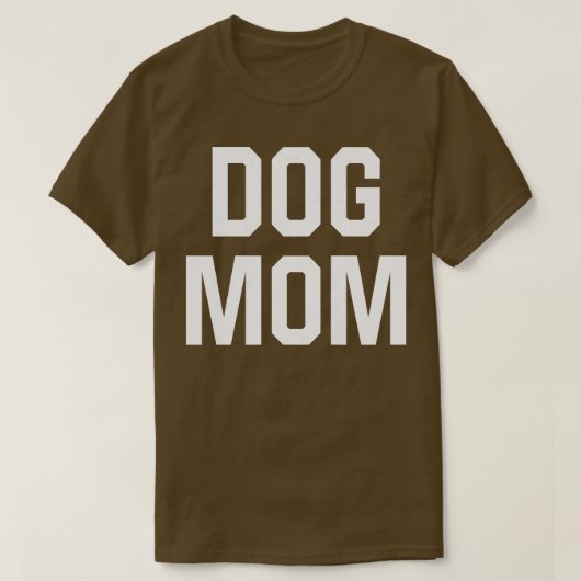 犬おもしろいの母なる女性と可愛い犬の母O Tシャツ (デザイン正面)