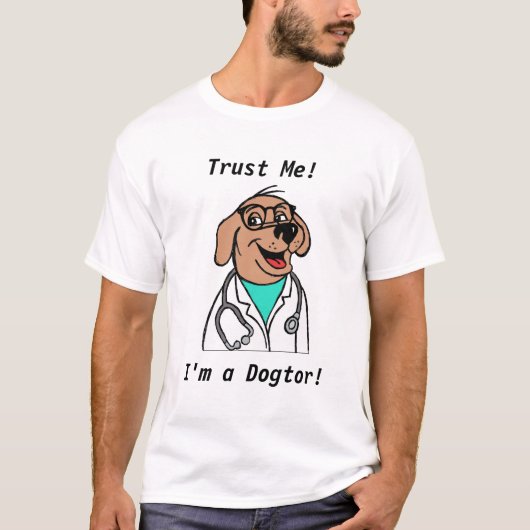 犬おもしろいの獣医Tシャツ Tシャツ (正面)