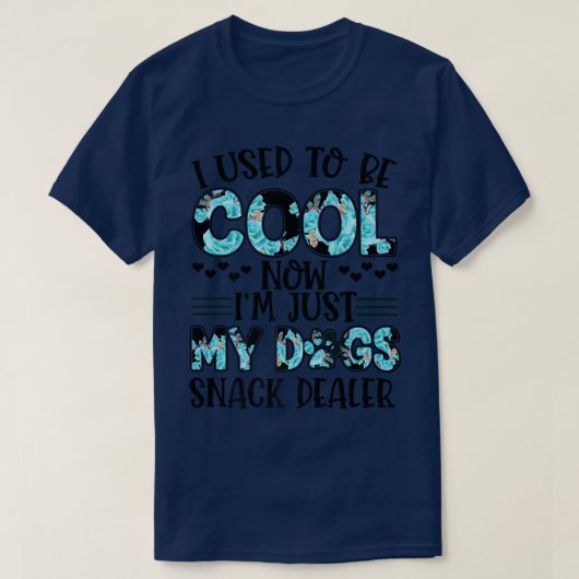 犬おもしろいカッコいいのスナック販売者の子犬へのギフト Tシャツ (デザイン正面)