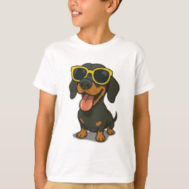 犬おもしろいクールの子供 Tシャツ