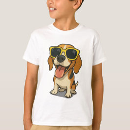 犬おもしろいクールの子供 Tシャツ