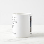 犬おもしろいパパ、犬のウンチの父の日 コーヒーマグカップ (中央)