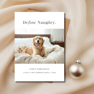 犬おもしろい好き写真を定義したペットいけなのクリスマス シーズンカード