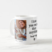 犬おもしろい好き2写真 コーヒーマグカップ (正面左)