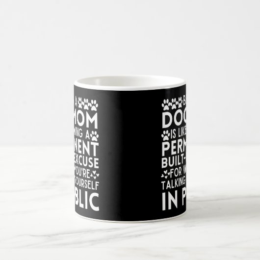 犬おもしろい母である犬の母のことわざは コーヒーマグカップ (中央)