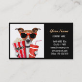 犬おもしろい犬ねこ動物病院の獣医 名刺 (正面)