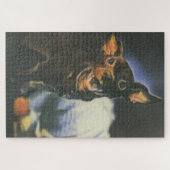 犬およびその玩具パズル ジグソーパズル (横)