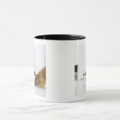 犬およびテーブル マグカップ (中央)