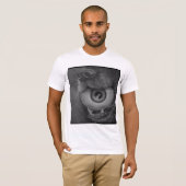 犬および目の球のワイシャツ Tシャツ (正面フル)