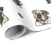犬および足 ラッピングペーパー (ロールコーナー)