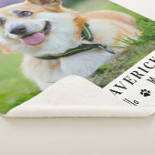 犬お気に入りのハローハードバイペットの写真 シェルパブランケット (3/4)