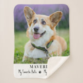 犬お気に入りのハローハードバイペットの写真 シェルパブランケット (正面)