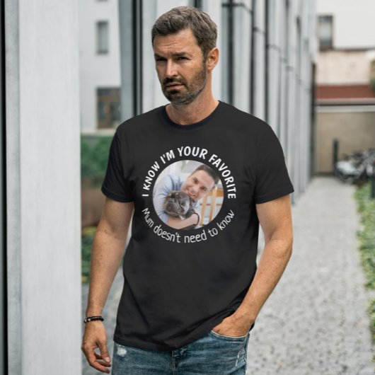 犬お気に入りのパパファーザーズカスタムDay写真 Tシャツ