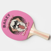 犬お気に入りの、可愛おもしろいい犬の母/パパのパーソナライズ 卓球ラケット (横)